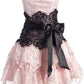 White/Pink Lace Short Chiffon Homecoming Dress Birthday Party Dress nv5302