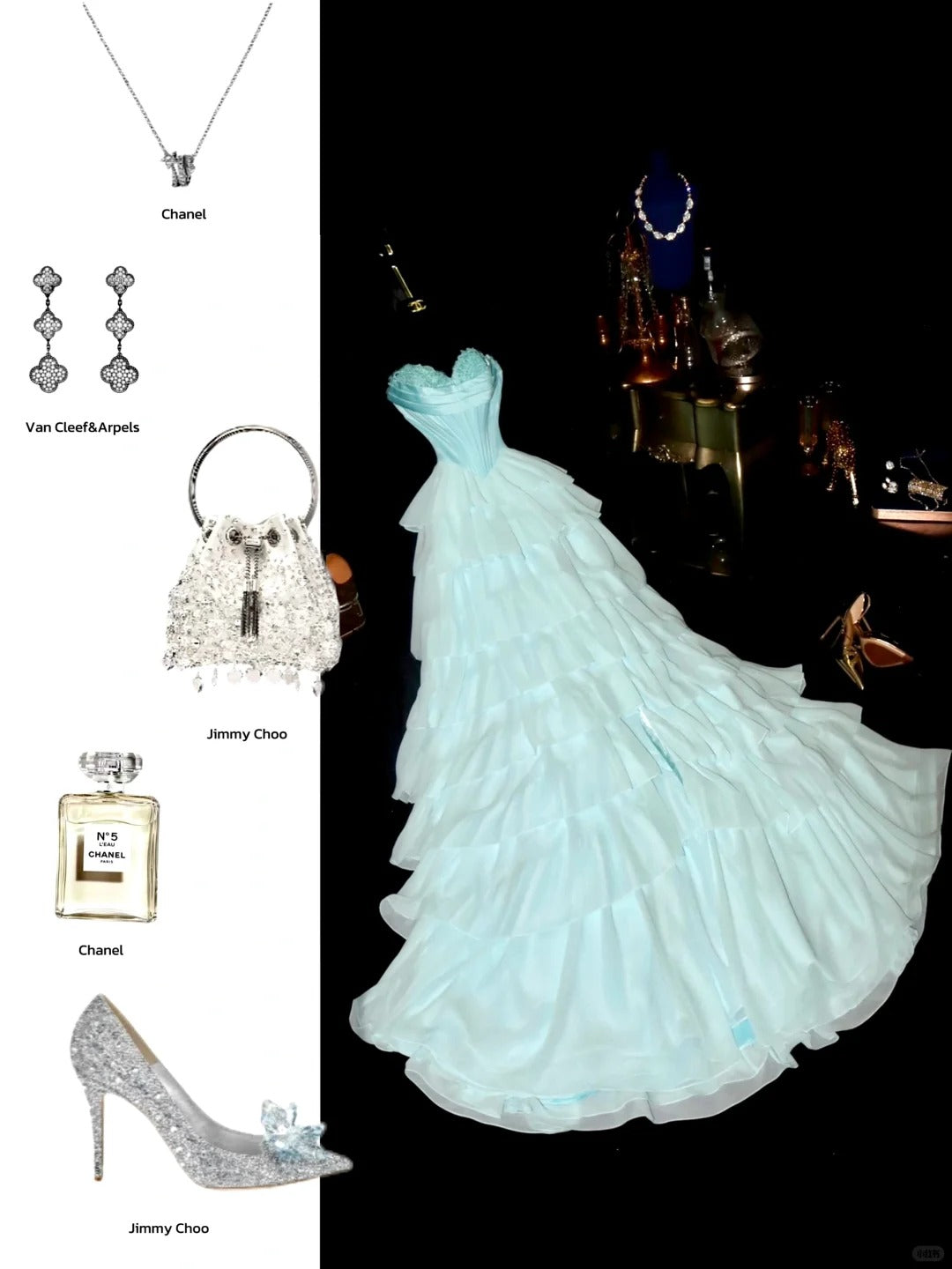 Blaues, herzförmiger Ausschnitt, modisches, langes Ballkleid aus Tüll, NV5255