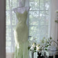 Green Mermaid Formal Dress Vintage Long Chiffon Party Dress Evening Dress Prom Dresses nv4326