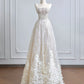 White shiny gorgeous palace princess long Bead lace tulle sequined floor-length ball gown evening gown graduation gown nv5106