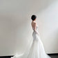 Seashell Crystal Mermaid Long Wedding Dress NV6655
