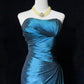 Pfauenblaues Homecoming-Kleid, kurzes Satin-Ballkleid, Abendkleid, nv4389