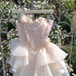 Pink applique homecoming dress Short Tulle prom dress birthday dress evening dress nv4444