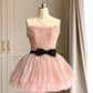 NiceVestidos--Short Homecoming Dress Birthday Dress Tulle Polka Dot Puffy Dress NV5671