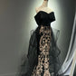 Black Gorgeous Gold Long Ball Dress NV6623