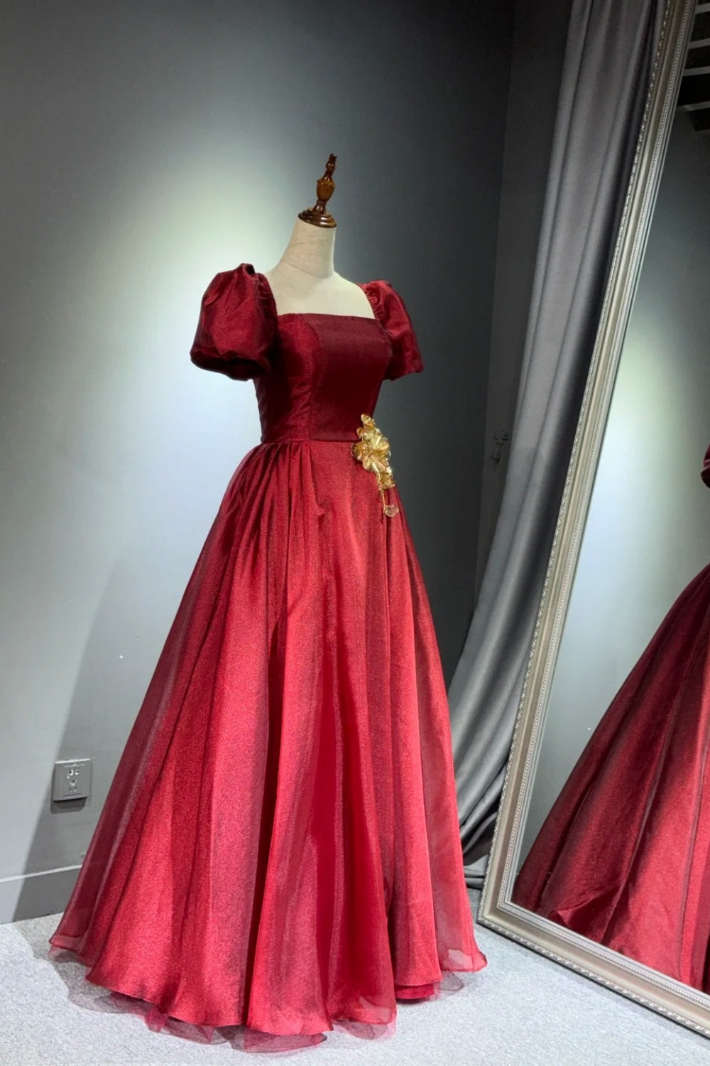 Red Long Dance Dress NV6625