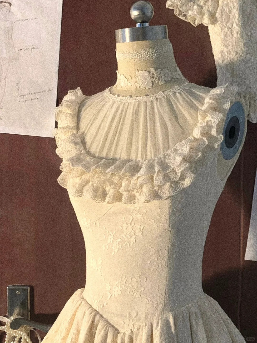 Weißes süßes kurzes Heimkehrkleid aus Spitze, Ballkleid, Geburtstagskleid, nv4516