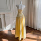yellow fashion elegant satin homecoming dress prom dress birthday party dress evening dress graduation dress nv4674