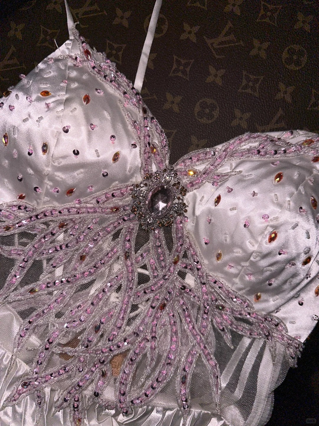 Silver Beading Fashion Elegant Long Satin Prom Dress Evening Dress Party Dress nv4687