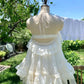 White Sweet Short Chiffon Homecoming Dress Birthday Party Dress nv4938