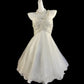 White stylish pleated pearl beaded short chiffon homecoming dress for birthdays nv5222