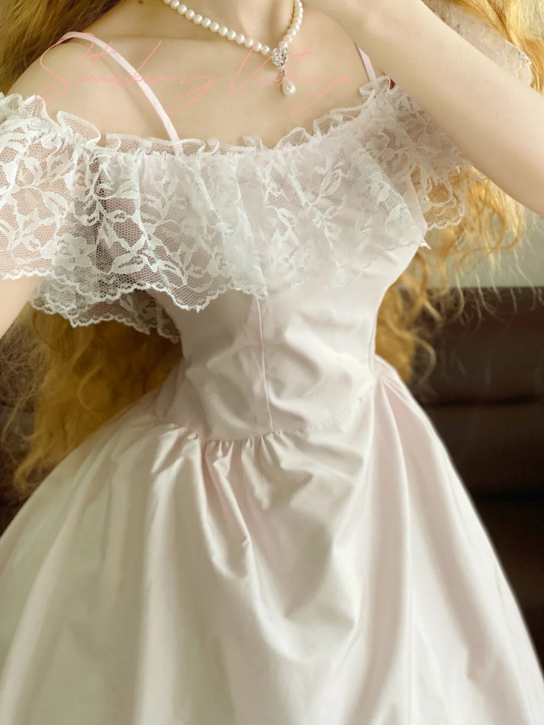 Rosa Elegantes Langes Tüll Ballkleid Abendkleid nv5018