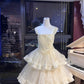 Beautiful and gentle princess dress, long tulle multi-layered ball gown  NV6643