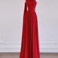 Rotes, modisches Meerjungfrau-Kleid, lang, Chiffon, Ballkleid, Abendkleid, Partykleid, nv4729