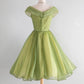 NiceVestidos-Green Chiffon Short Homecoming Dress Party Dress nv5527