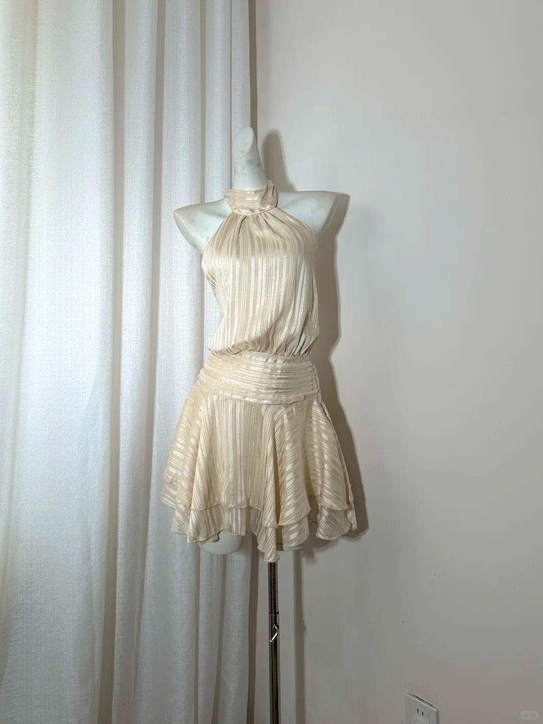 NiceVestidos-Strapless Homecoming Dress with Chiffon Ruffles Nv5614