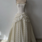 NiceVestidos--Vintage Strapless Lace High-End Wedding Dress, Court Style Corset 3D Floral Embellished Ball Gown for Retro Wedding NV5891
