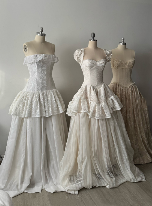 New Vintage Wedding Dress long dress, bridal gown NV6690