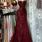 Elegantes langes Retro-Satinkleid NV6656