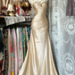 Elegantes langes Retro-Satinkleid NV6656