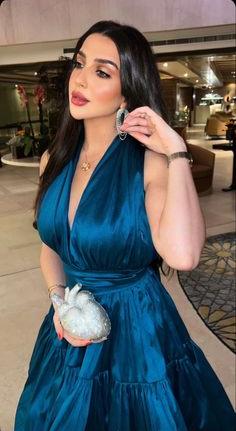 Blaues stilvolles elegantes kurzes Abendkleid Ballkleid NV2157