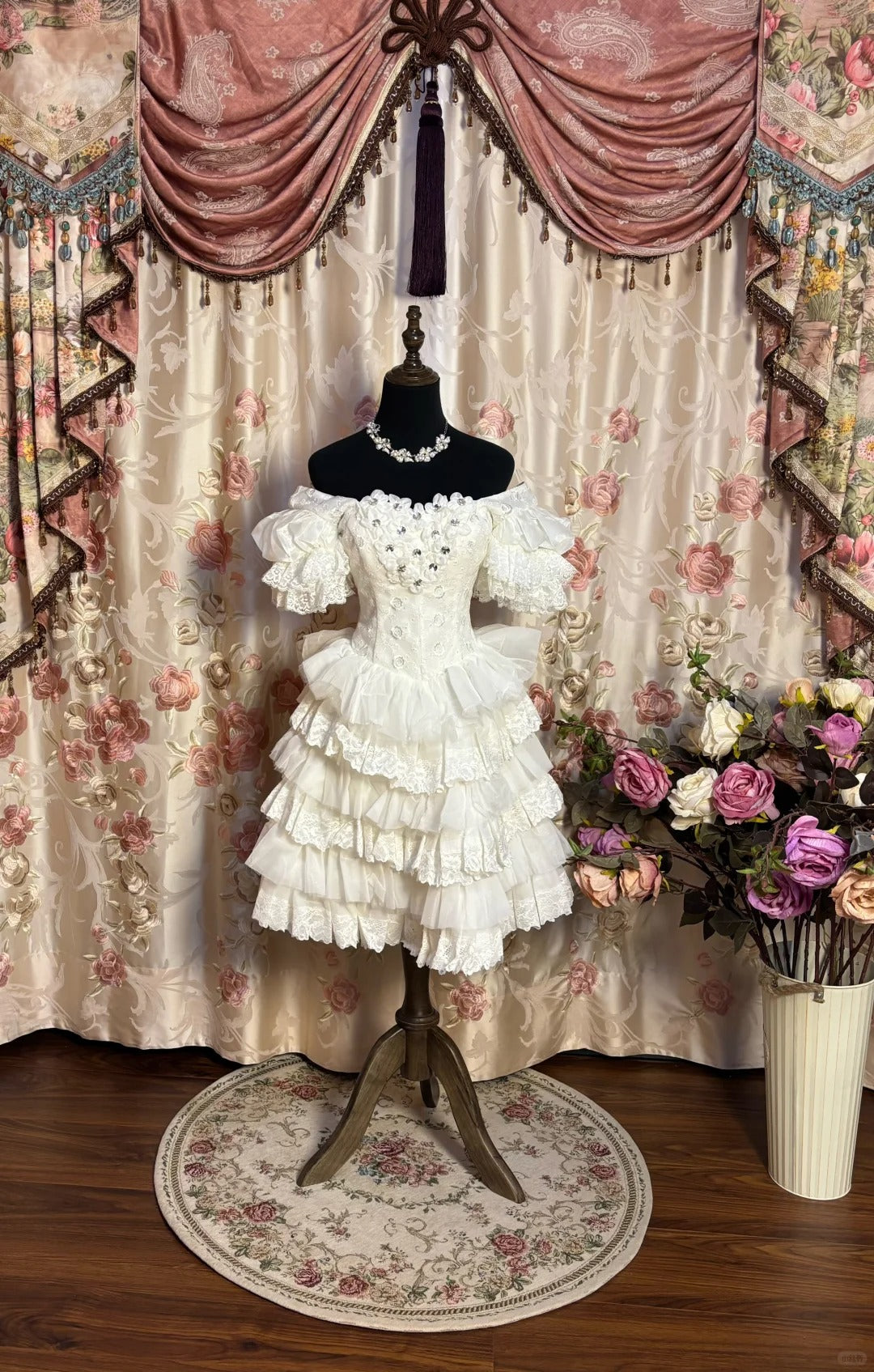 Elfenbeinweiß Glänzend Fee Elegant Exquisite Perlenbesetzt Kurz Tüll Homecoming Kleid Ballkleid Abendkleid Partykleid Ballkleid nv4015