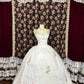 White pink floral princess long tulle ball gown evening dress quinceanera dress nv4654