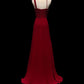 Red Elegant Beautiful Exquisite Floral Long Floor Length Chiffon Tulle Ball Gown Evening Gown Party Dress Prom Gown nv3982