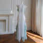 Green Beaded Long Chiffon Prom Dress Evening Gown Party Gown Graduation Gown nv4675