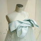 Mint Green Tulle Long Satin Ball Gown Evening Dress Party Dress nv4685