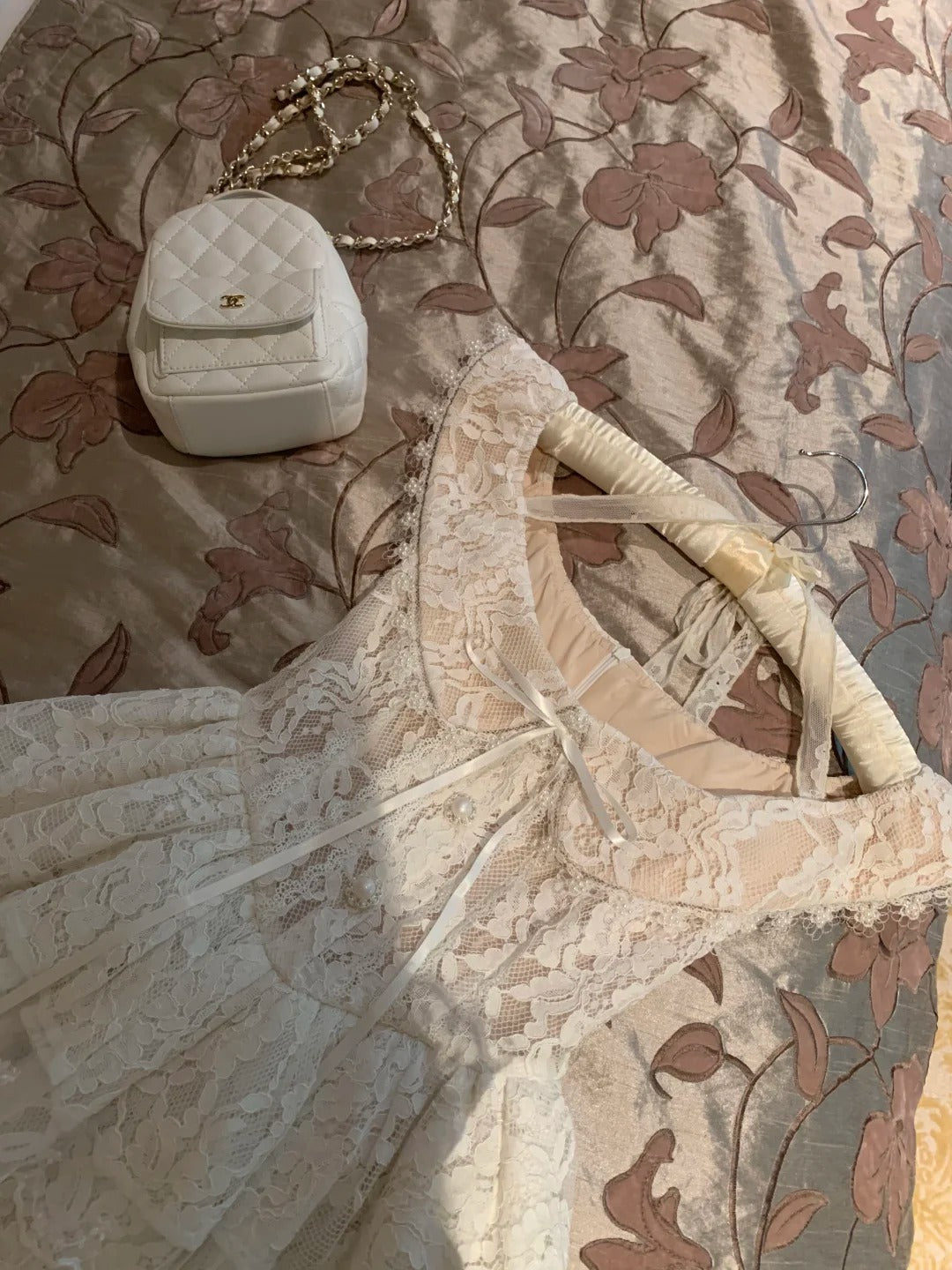 Pink Sweet Short Lace Homecoming Dress Birthday Party Dress nv4936