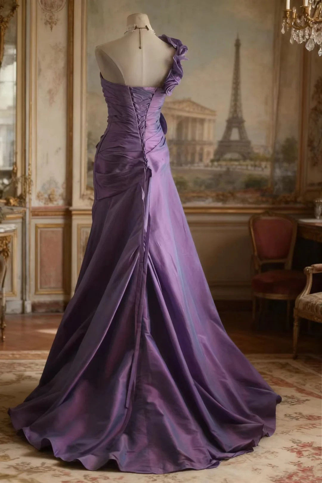 Purple Ball Princess Long Dress NV6584