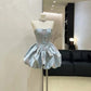 Blue Fashion Homecoming Dress Short Princess Birthday Party Dress nv4361