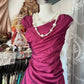 Pink Simple Fashion Elegant Long Satin Mermaid Slim Ball Gown Evening Dress Birthday Dress Party Dress nv4138