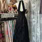 Black Vintage Elegant Long Lace Sexy Prom Dress Evening Dress Homecoming Dress Birthday Party Dress nv4630