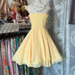 Yellow Fashion Homecoming Dress Short Chiffon Birthday Dress Party Dress nv4371
