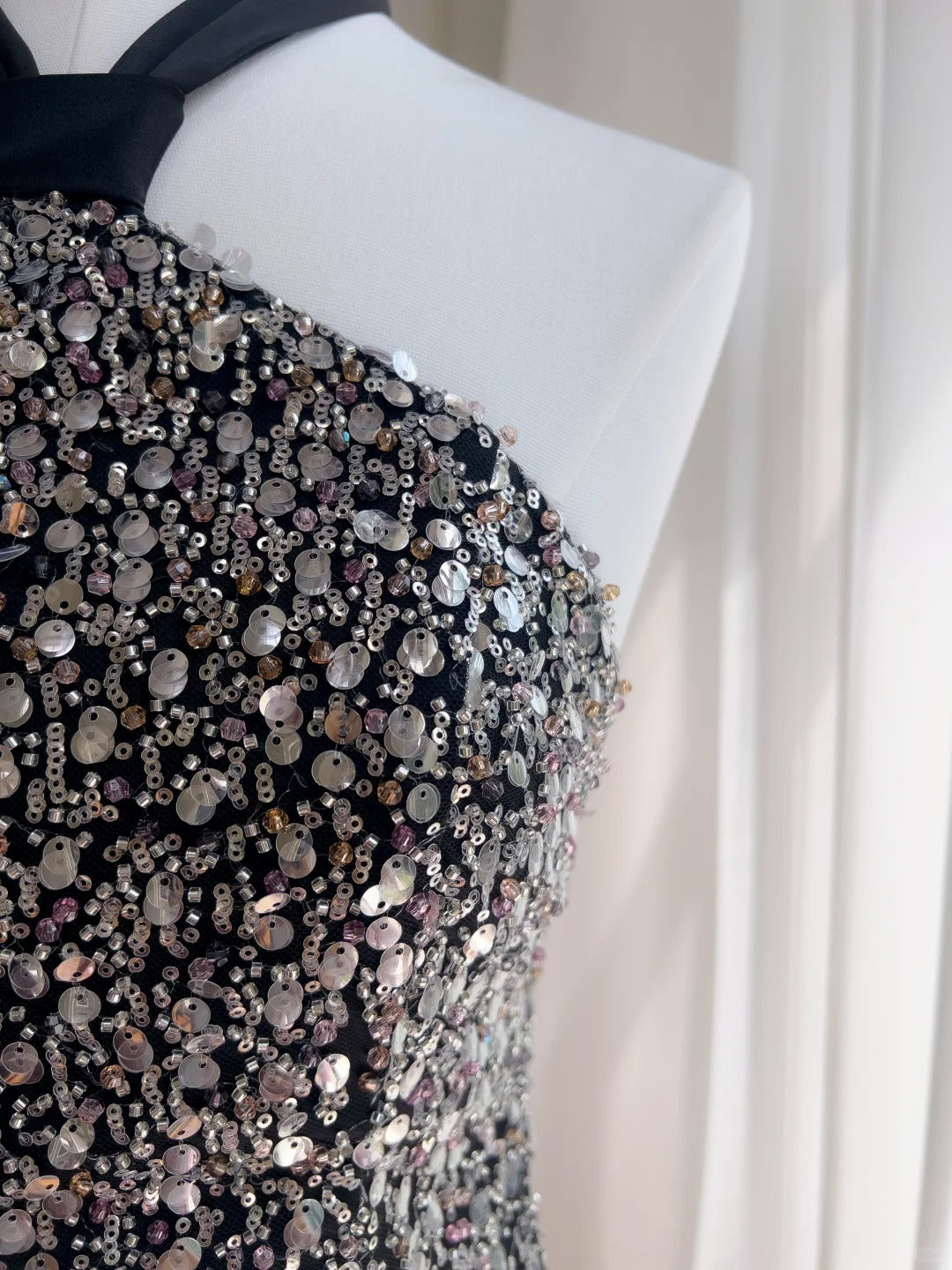 NiceVestidos-Black gorgeous exquisite beaded short formal homecoming dress hoco dress nv5486