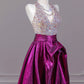 Purple Sparkling Beaded Long Floor-Length Prom Dress nv4967