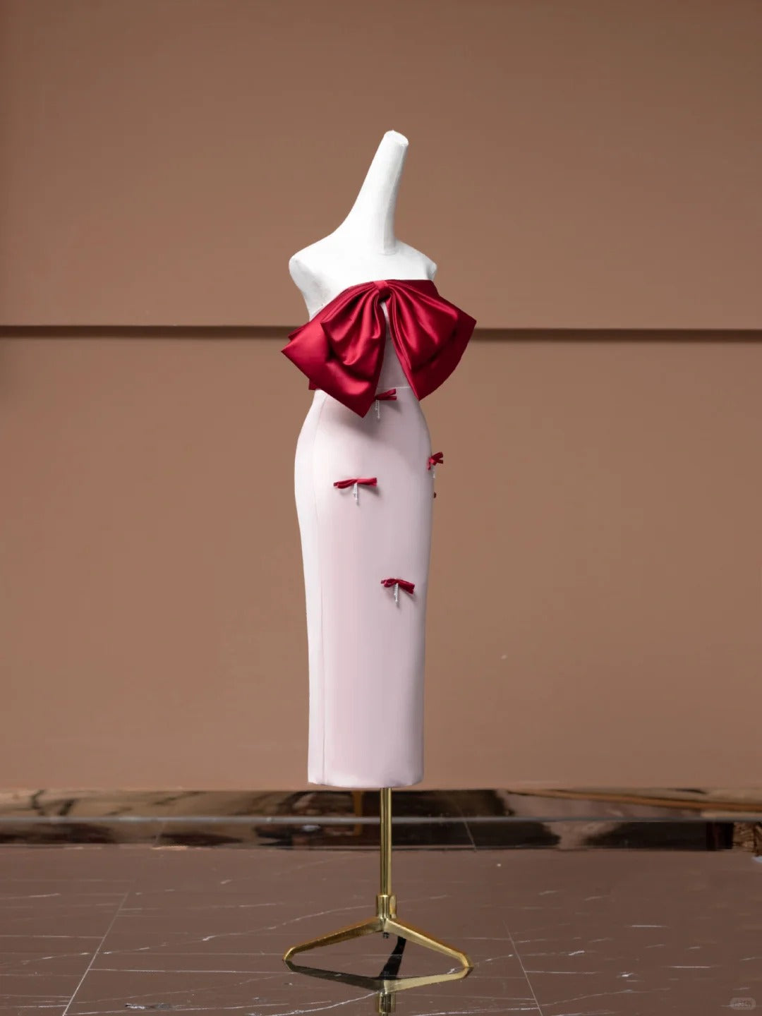 Pink Cute Butterfly Beaded Fashion Long Prom Dress Evening Dress Party Dress  nv4744