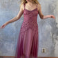 NiceVestidos--Pink beaded mid-length homecoming dress prom dress NV5692