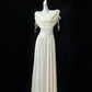 NiceVestidos-White simple fashion long satin prom dress Nv5618