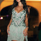 NiceVestidos-Green Gorgeous Exquisite Beaded Short Chiffon Homecoming Dress Hoco Dress nv5489