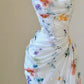 NiceVestidos--Fresh Art Style：Floral Chiffon Waist - Cinched Sleeveless Floor - Length Creative Evening Dress NV5811
