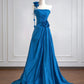 Blue dresses Floral dresses Long dresses Taffeta dresses Floor-length dresses Ball gowns Evening gowns nv5049
