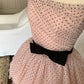 NiceVestidos--Short Homecoming Dress Birthday Dress Tulle Polka Dot Puffy Dress NV5671