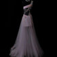 Rosa Wunderschöne Elegante Mode Exquisite Blumen Perlen Lange Meerjungfrau Satin Tüll Ballkleid Abendkleid Ballkleid nv3873