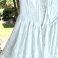 White sweet long chiffon homecoming dress birthday party dress nv4940
