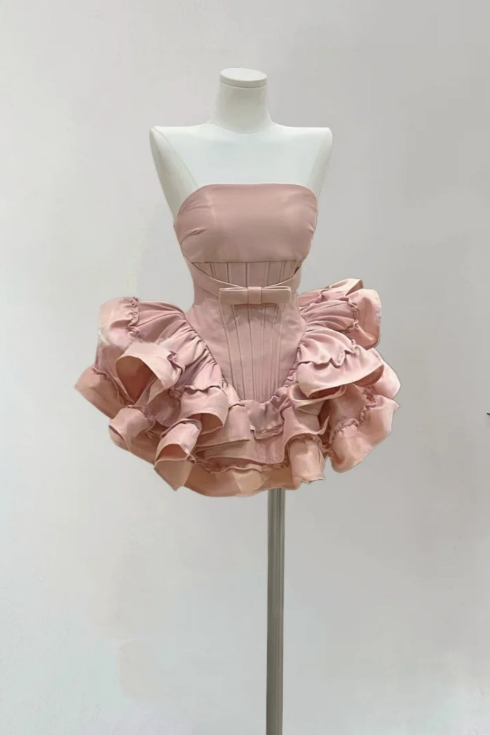 Black Fashion Short Satin Homecoming Dress Birthday Party Dress nv5267