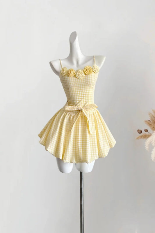 Black floral fashion short chiffon homecoming dress birthday party dress nv5270