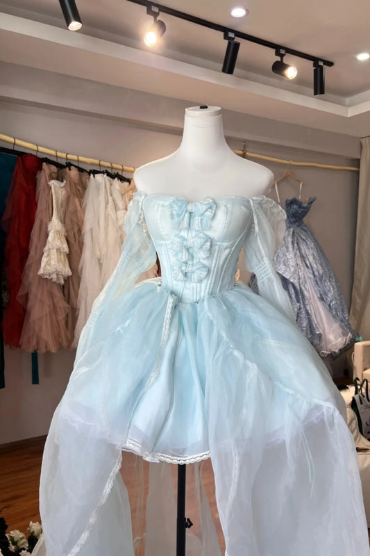 New short tulle princess dress, birthday dress, back-to-school dress  NV6645